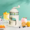Mini Hand Crank Ice Crusher Snow Cone Machine for Party Restaurants Outdoor 1