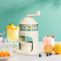 Mini Hand Crank Ice Crusher Snow Cone Machine for Party Restaurants Outdoor 1