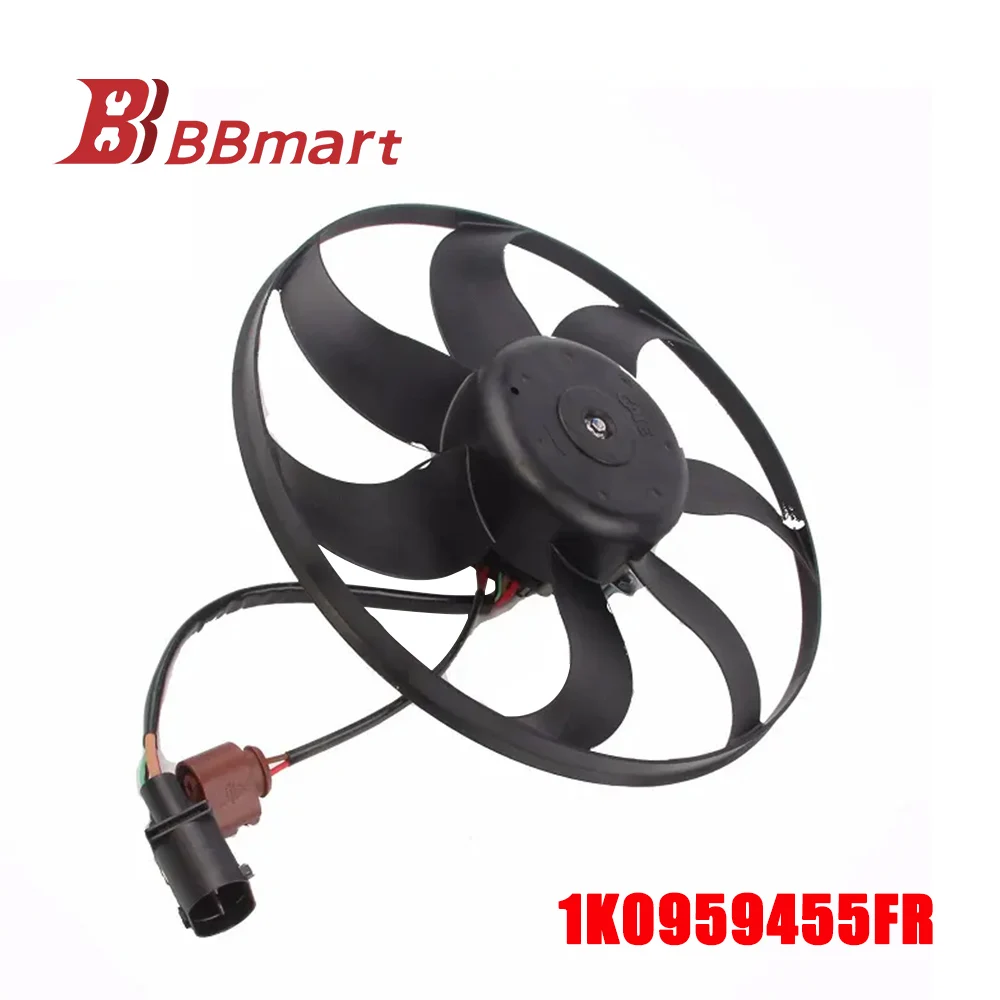 BBmart 자동차 부품 좌측 엔진 냉각 팬 모터, 폭스바겐 파사트 변형 티구안 CC 골프용 1K0959455FR