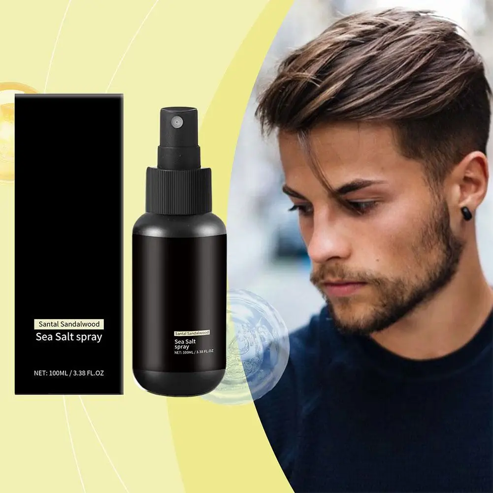 Sea Salt Spray Improving Volumizing Natural Sea Salt Hair Styling Spray Men Women Light Non-Greasy Fluffy Hair Fixing