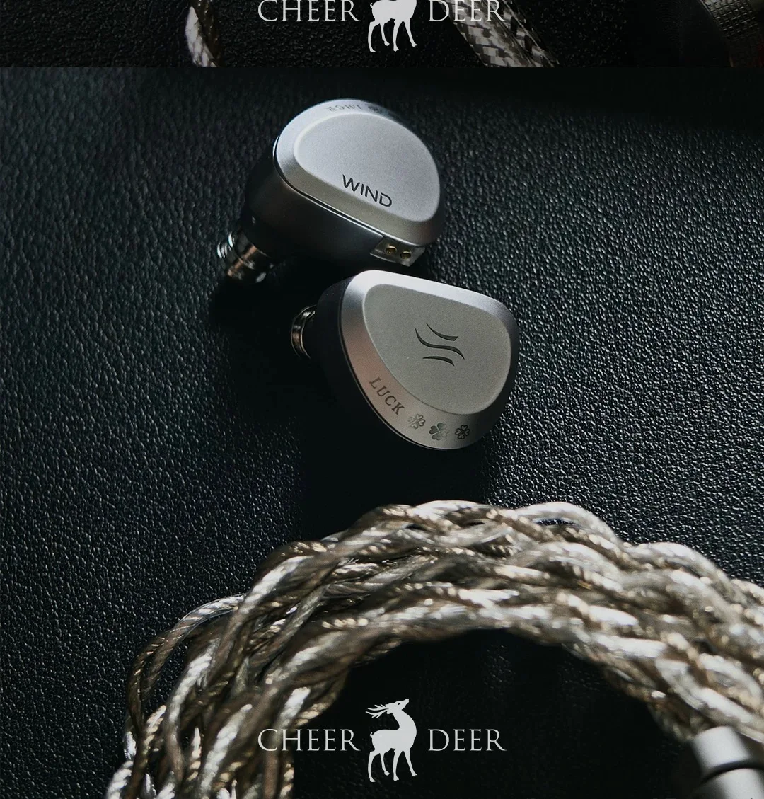 CHEER DEER Wind Bamboo Diaphragm Single Dynamic HIFI IEM
