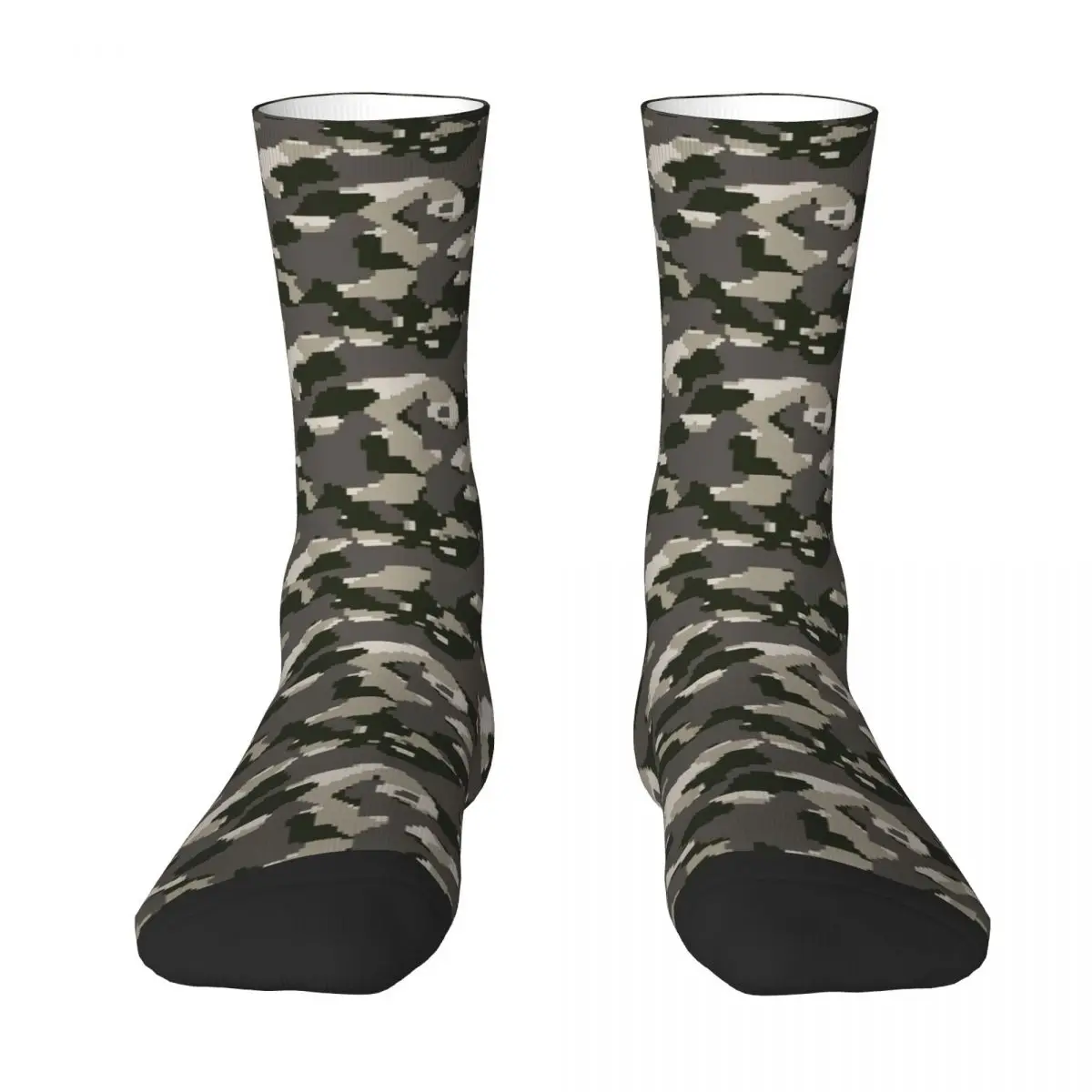 

American Flag USA Camo Camouflage Military Sock Socks Men Women Polyester Stockings Customizable Design