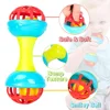Baby Rattle Games Sensory Toys for Babies 0 12 Months 1 Years Rotating Ball Grasping Activity Development Silicone Teething Toys 3