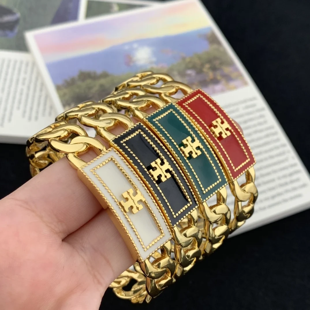 

European and American Fashion Retro Oil Dropping Bracelet