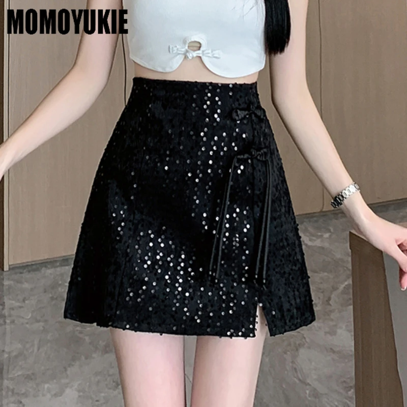 [OoH AHh] ★24SS★韓国人気★GLITTER SKIRT Amazon.com: Sujhwsx Women's Glitter Skirt Summer Mini Skirt
