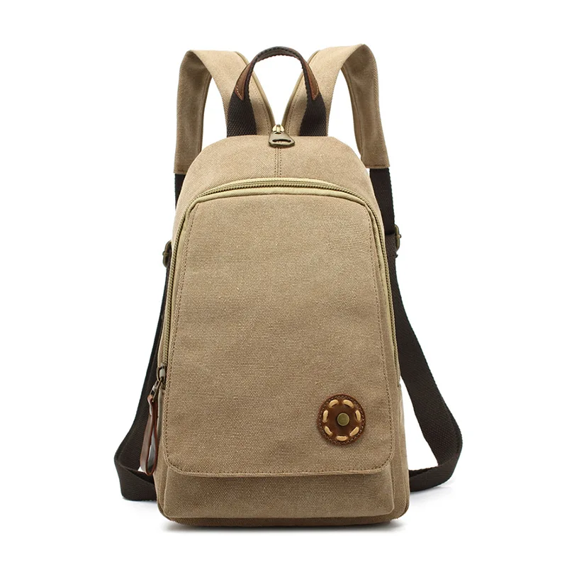 New Small Canvas Backpacks for Women Female Travel Bagpack Multifunctional Shoulder Bags Casual Pack PT1147