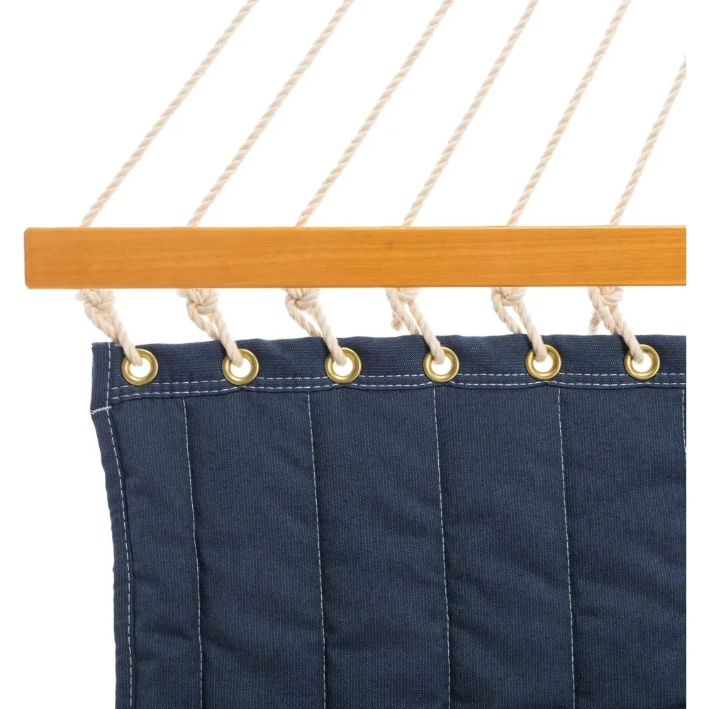 Spectrum Indigo Sunbrella Quilted Hammock Image 5