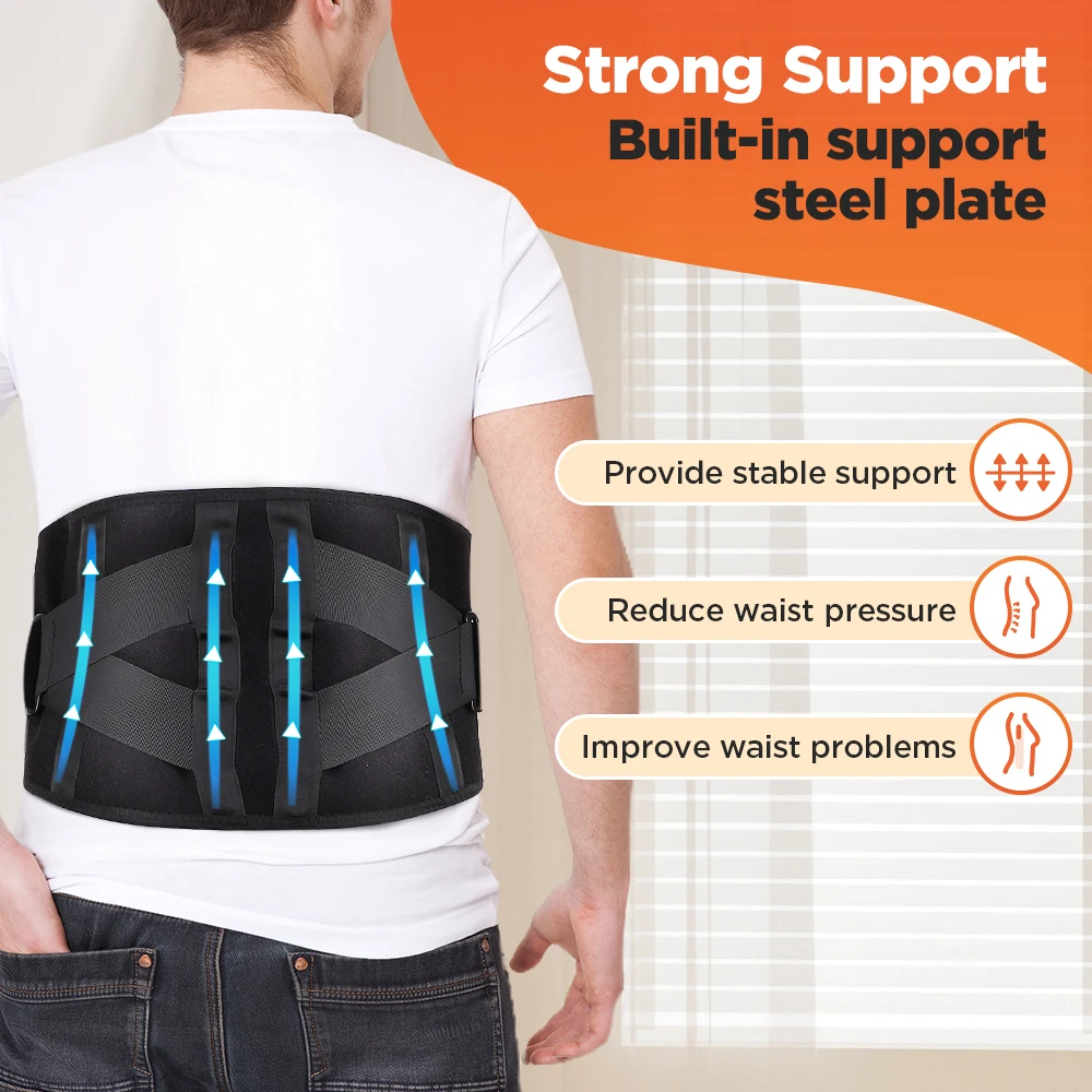 Massaggio alla vita Blt Rd Light Vibrazione elettrica Compressione calda Addome Schiena Massaggio Supporto Lombare Vrtbra Rlif_voghion.com