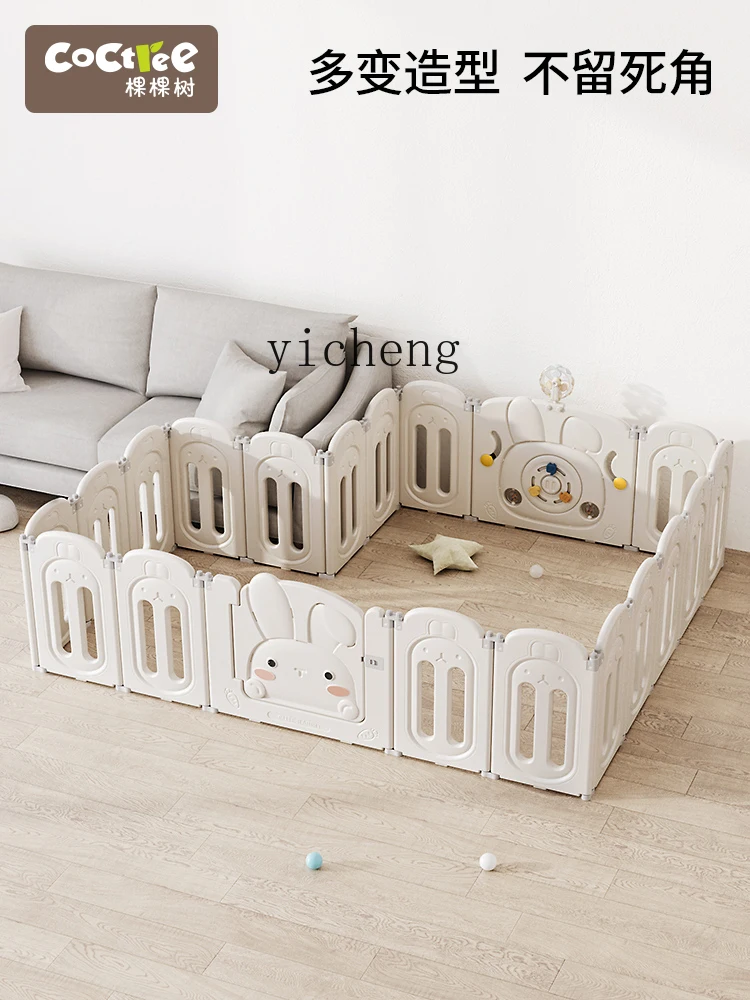 Tqh Baby Game Fence Baby Safety Protective Grating Children Living Room Floor Climbing Mat Indoor Home Toddler