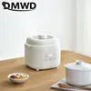 DMWD Electric Slow Cooker 1L Stew Pot 7 Menus Cooking Machine Porridge Casserole Soup Maker 24H Appointment Ceramic Liner 220V 1