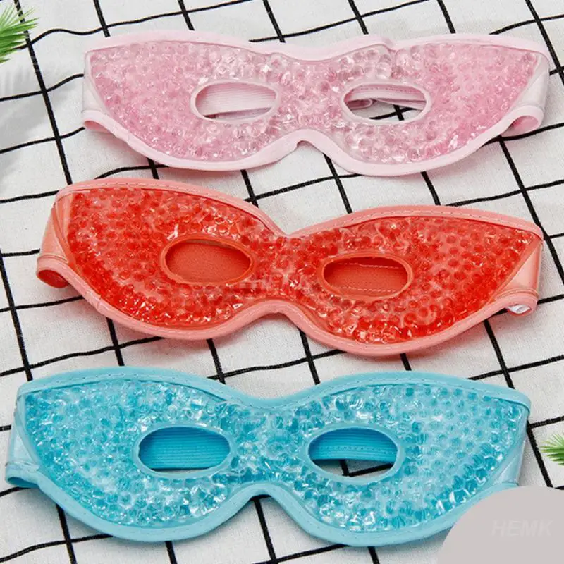 

1pc Gel Eye Mask Reusable Cold Cooling Soothing Relief Tired Eye Headache Fatigue Relaxing Pad Remove Dark Circles Eye Ice Bag