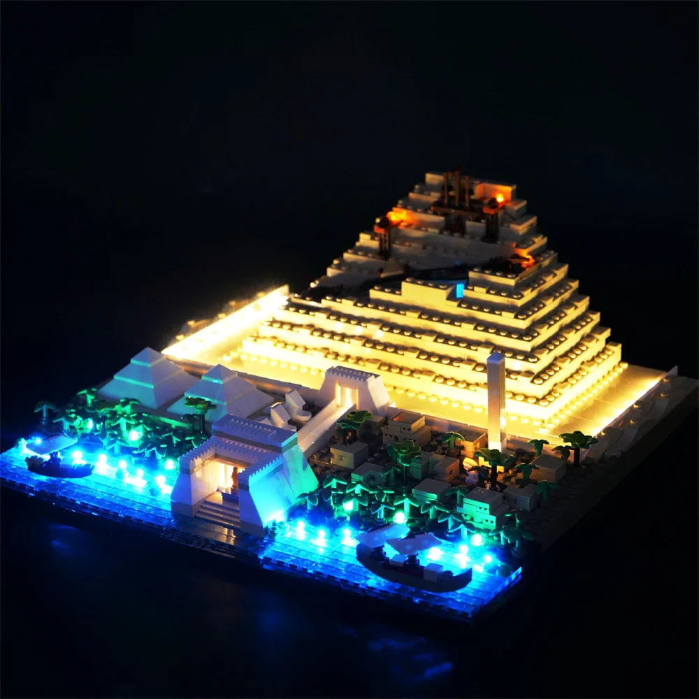 LIGHTAILING Kit Luci LED Per LEGO 21058 Grande Piramide Di Giza - Set Illuminazione (Modello NON Incluso)