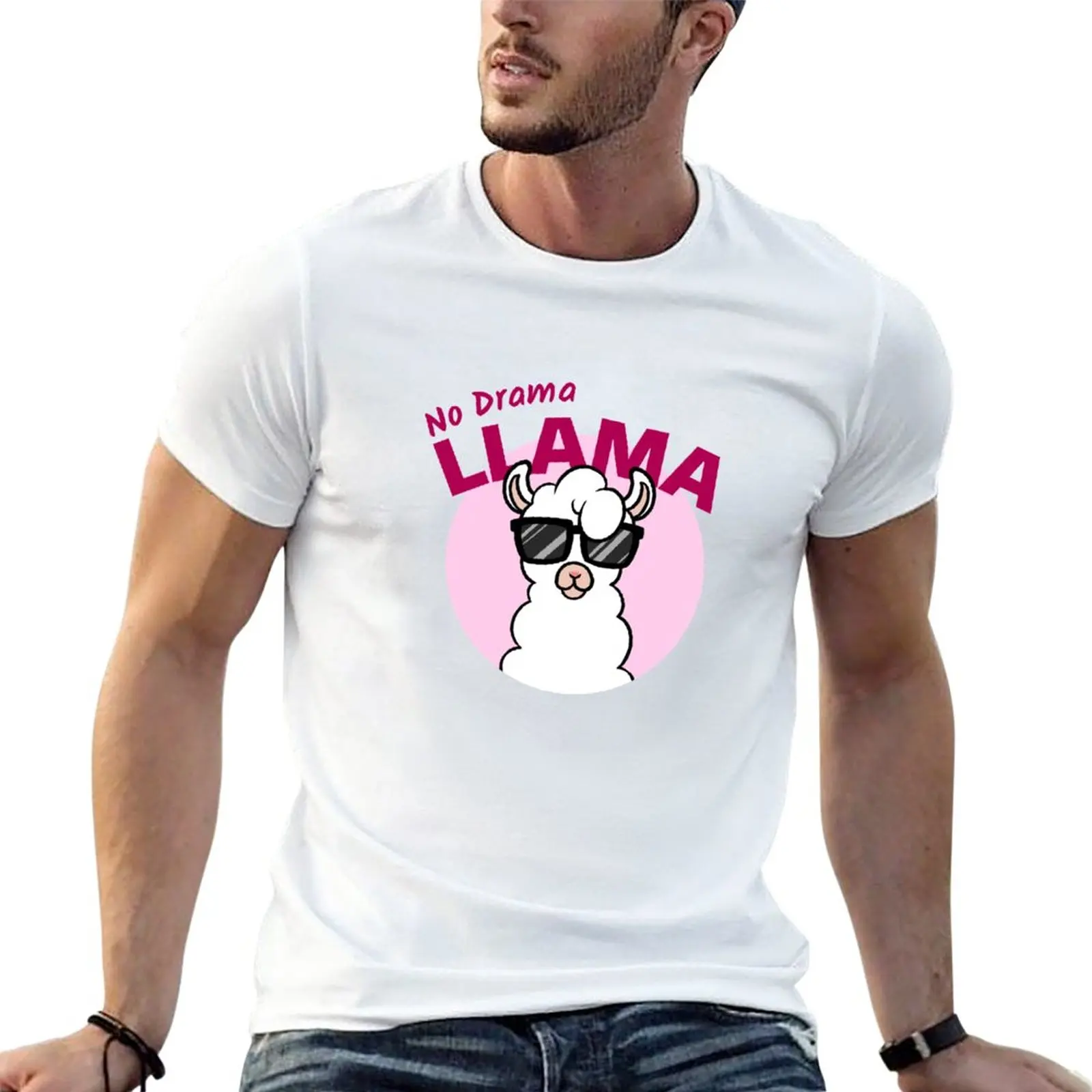 

No Drama Llama T-Shirt customizeds plus sizes sweat shirt mens t shirts casual stylish