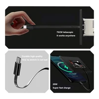 EU Universal  20W USB C Smart Socket Panel With Dual Type-c Fast Charge Ports  Outlet,Mobile phone charging Type-c Socket - Image 3