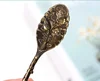 Natural Amethyst Cluster Teaspoon Energy Crystal Tooth Flower Gem Spoon Altar Witchcraft 2