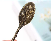 Natural Amethyst Cluster Teaspoon Energy Crystal Tooth Flower Gem Spoon Altar Witchcraft 2