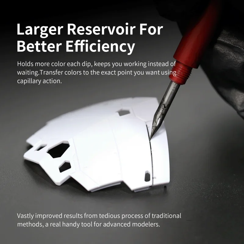 DSPIAE AT-PL Panel Liner NIB Model Tools Non-overflow Metal Handle Tool for Model Coloring Tool Accessory DIY model tools