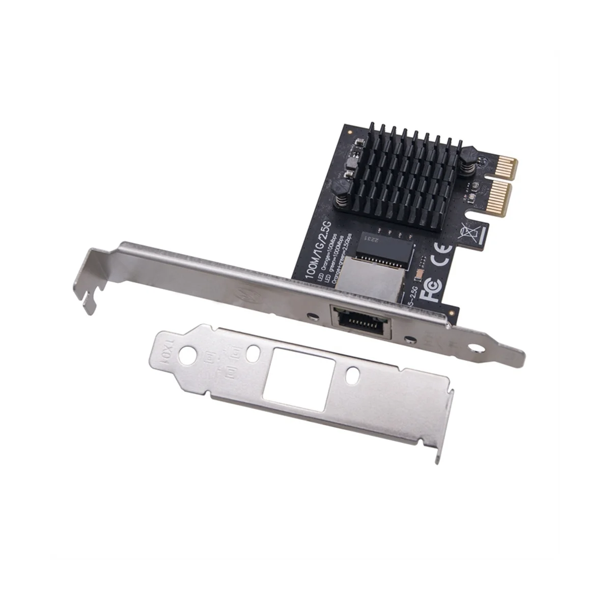 

100/1000M/2.5G RJ45 Network Adapter RJ45 RTL8125BG Chipset PCIe PCI Express Network Lan Card
