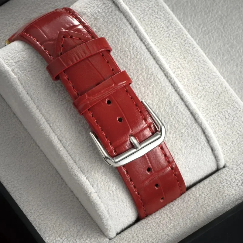 Bamboo Pattern Leather Smartwatch Bracelet Strap