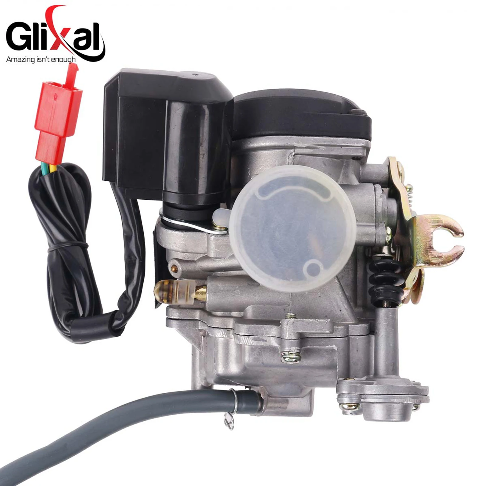 Карбюратор Glixal с большим отверстием КАРБЮРАТОР CVK для китайских GY6 49cc 50cc 60cc 80cc 100cc