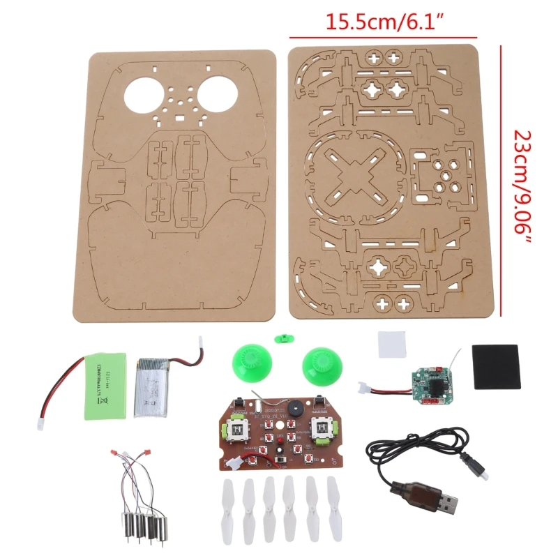 Lightweight Quadcopter Aircraft Model for Kids Gift DIY Lovers and Adults