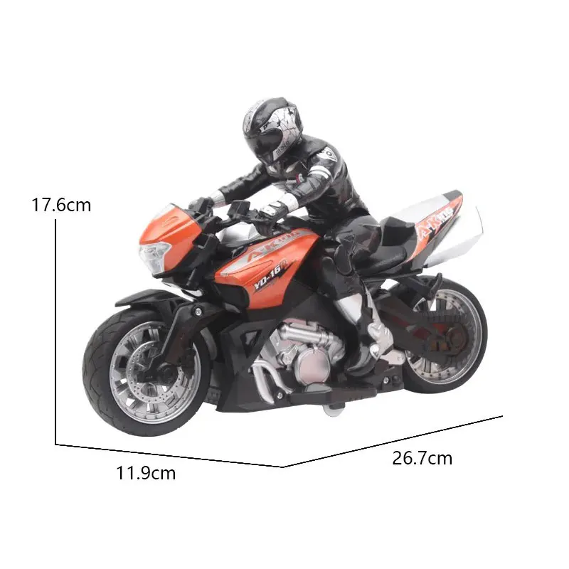 Remote Control Stunt Motorbike 360° Rotation Drift RC Motorcycle Model High Speed USB Charge Climbing Racing RC Car Toy For Kids 6
