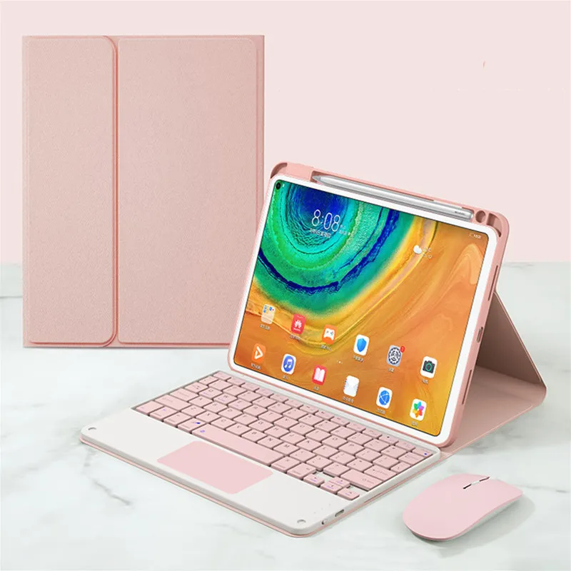 

Tablet Case for Samsung Galaxy Tab A7 10.4 2020 Russian Spanish Keyboard Case SM-T500 SM-T505 Cover Bluetooth Keyboard Funda