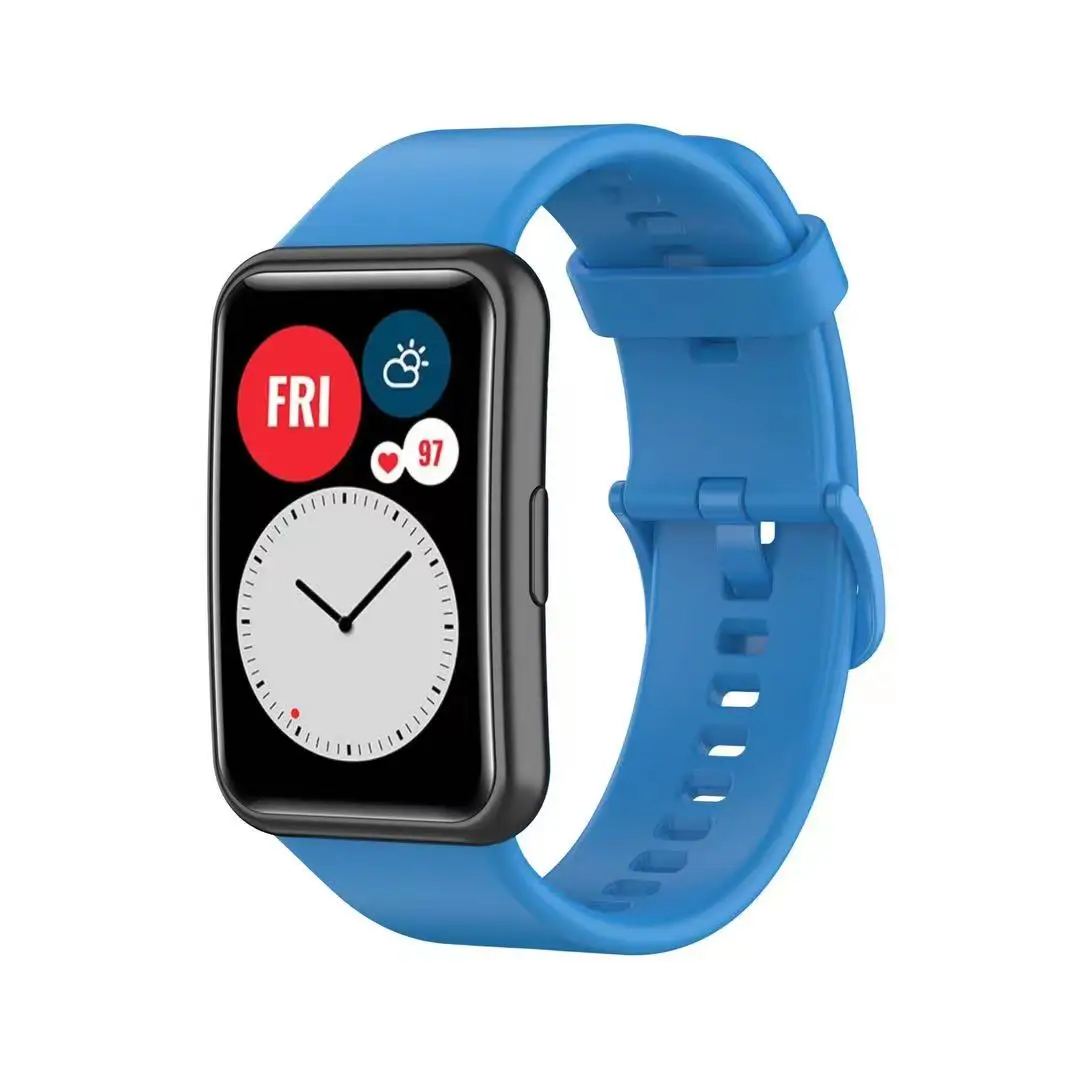 Silicone Sports Strap for Smartwatch - Breathable & Comfortable Wristband