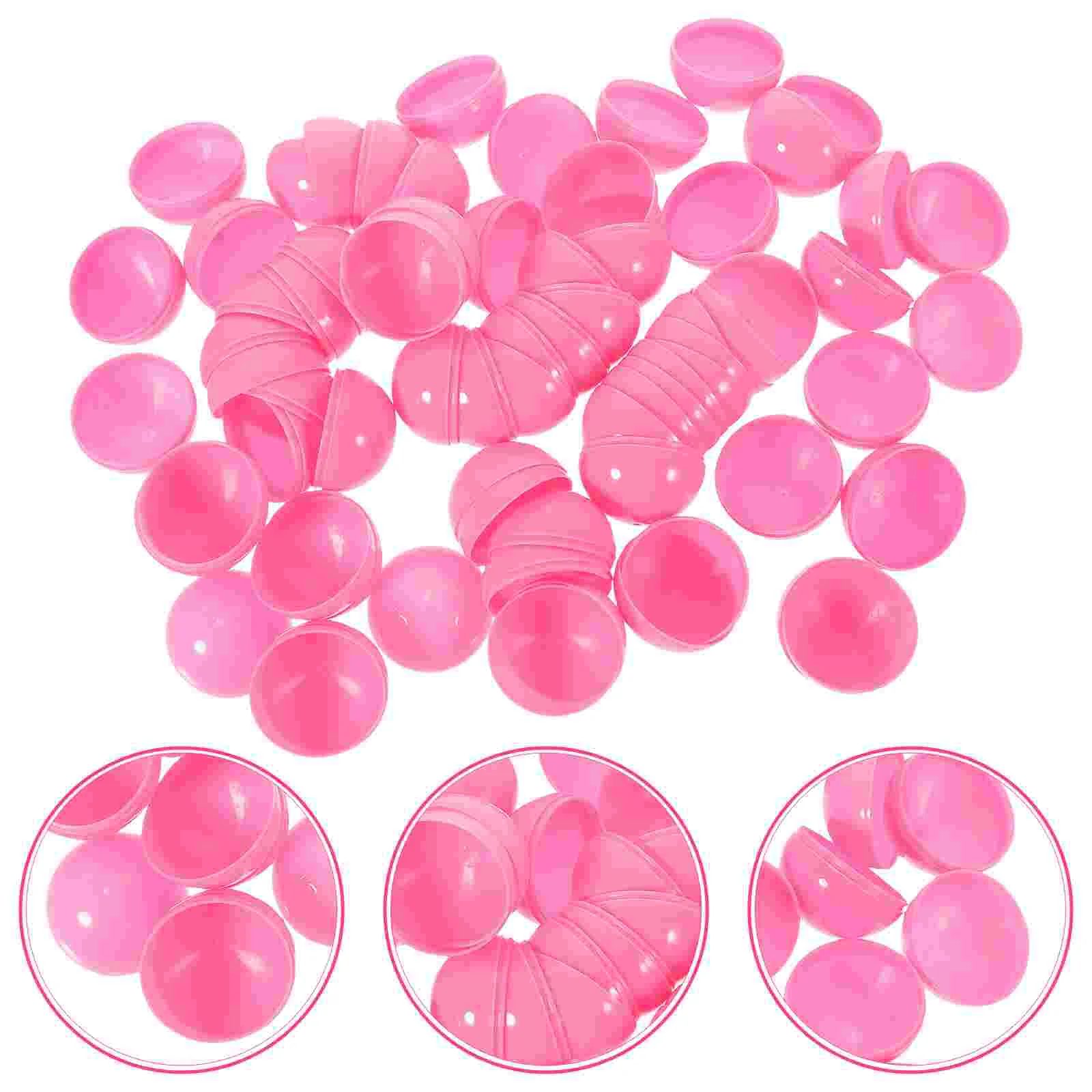 

50pcs Empty Lottery Balls Raffle Drawing Balls Lottery Balls Openable Game Balls