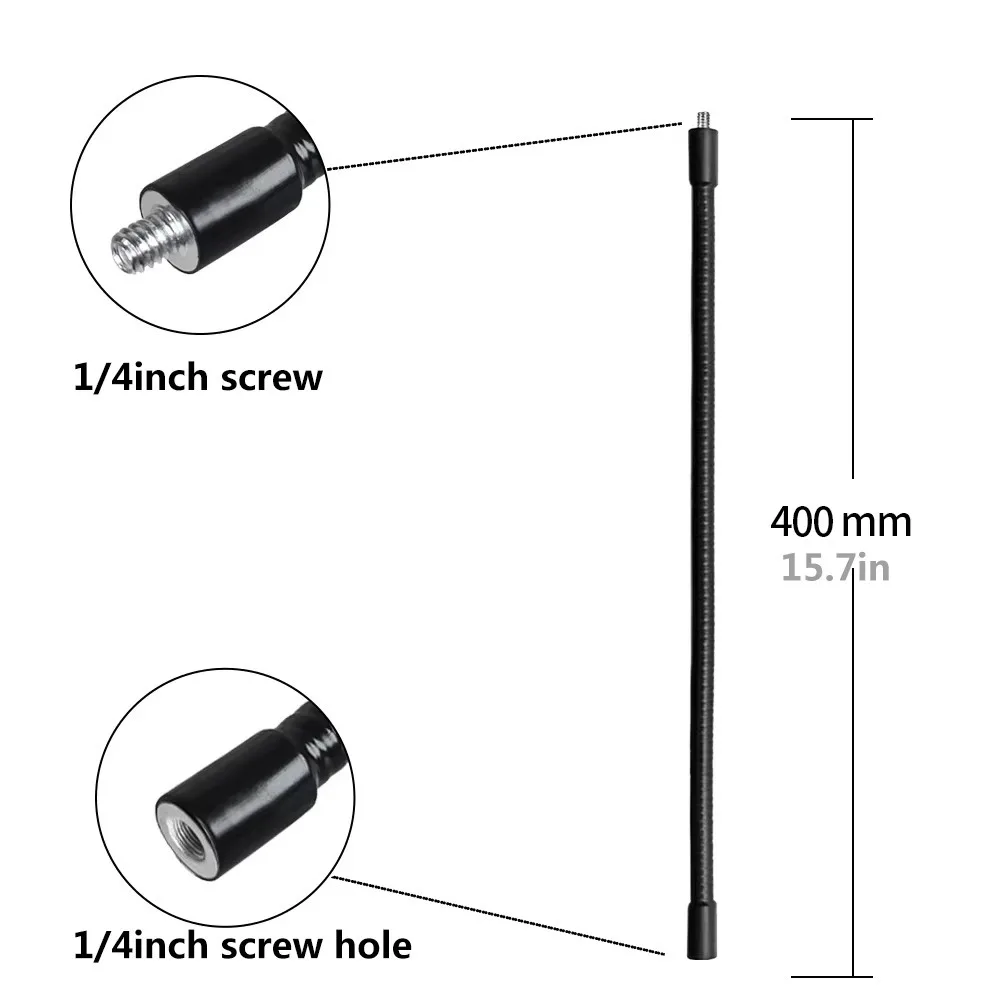 Metal Monopod with Flexible Tripod Extension and Lightweight Pole Extender