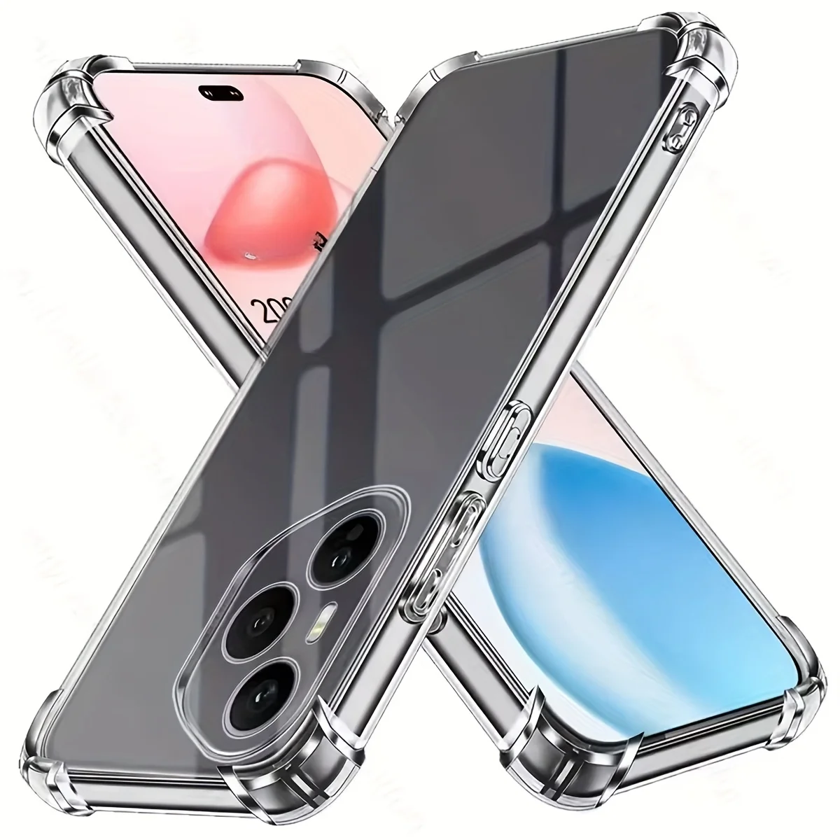 Crystal Clear TPU Silicone Back Cover – Transparent Phone Case