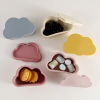 New Baby Cartoon Shape Snack Cup Toddle Portable Food Storage Box Portable Snacks Container BPA Free Soft Lid Baby Stuff 1