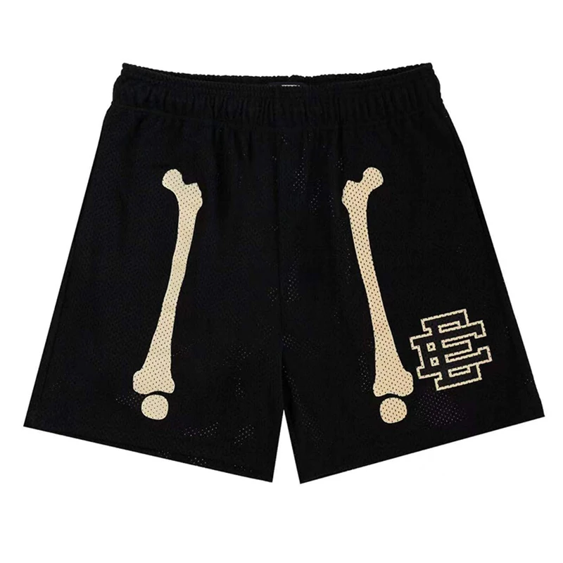 에릭 에마누엘 EE 기본 메쉬 짧은 클래식 플로럴 프린트 체육관 반바지, 남성 체육관 농구 스포츠 비치 반바지, 여름 신상 