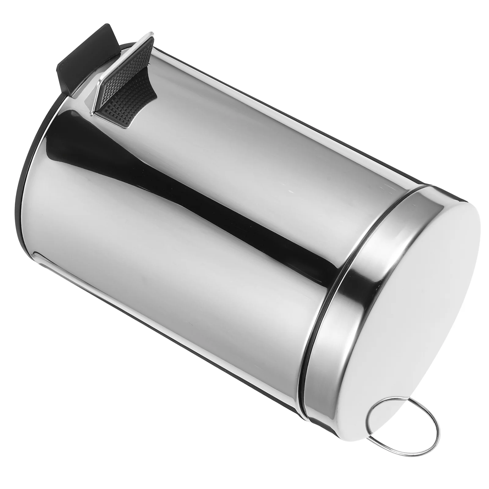 

Waste Bin Home Office Wastepaper Basket Stainless Steel Trash Can for Kitchen Bathroom Office
