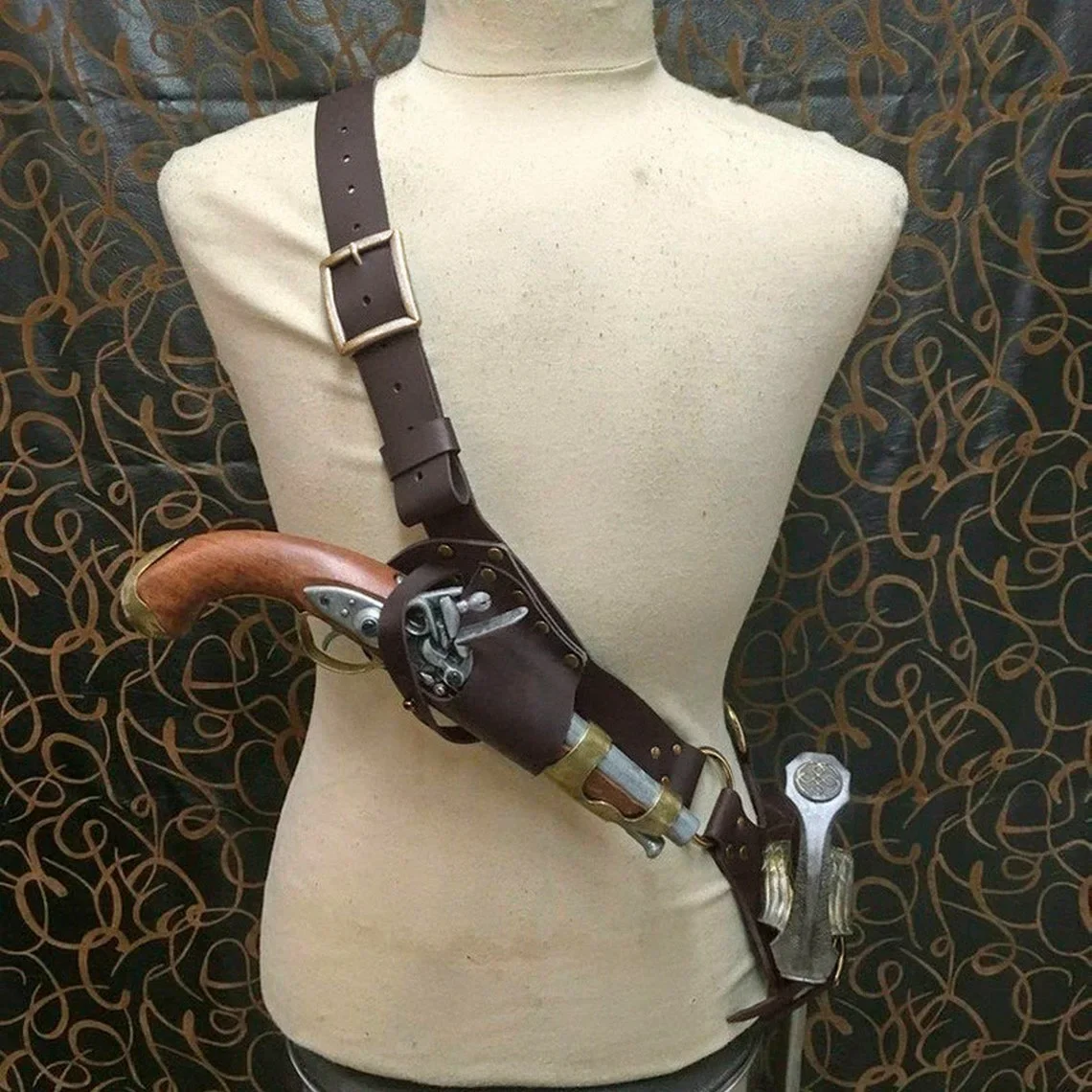 Mittelalter Gürtel Mit Schwert-Holster - Rittergürtel Für Cosplay & Renaissance Festivals