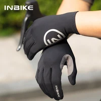 INBIKE Full Finger MTB Cycling Gloves Man Touchscreen Breathable Bicycle Road Bike Gloves Mountain for Men Biking Racing Gloves 1