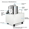 Commercial Potato Peeling Machine 150-220 kg/h Popular Sweet Potato Peeler Potato Cleaning Machine. 4