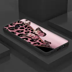 Leopard Butterfly Art Soft Shell Phone Case, Black - Google Pixel 8 Pro (Mix01)