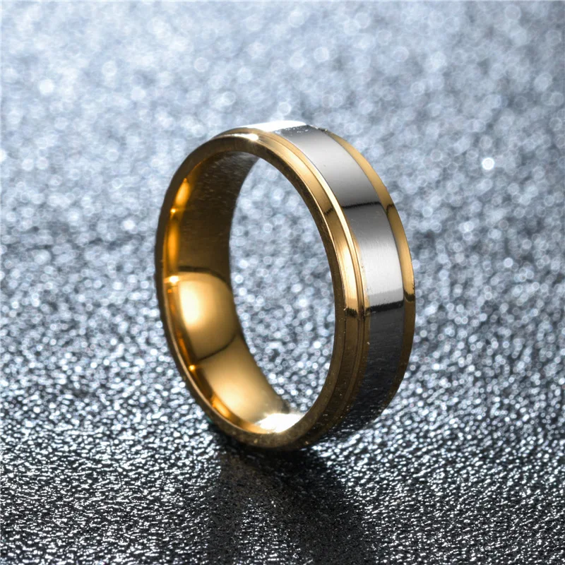 Ramos Timeless Elegance Stainless Steel Couple Ring – Classic Band
