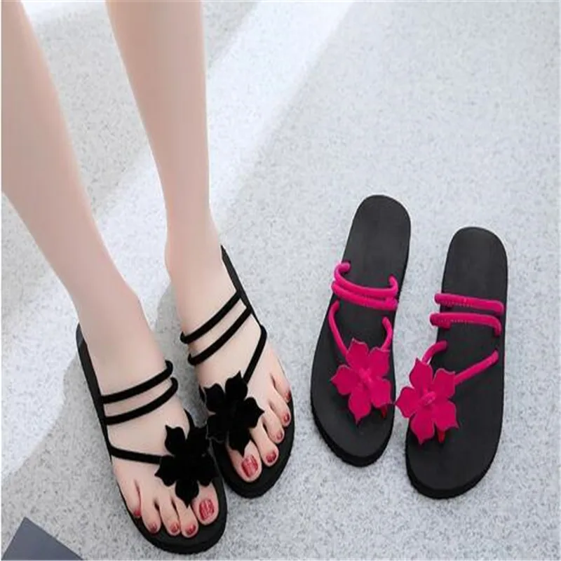 

Women Slippers Outdoor Light Weight Cool Shoes Ladies Flat Flip-flop Black Non-slip Basic Home Sandals chaussures femme 2023