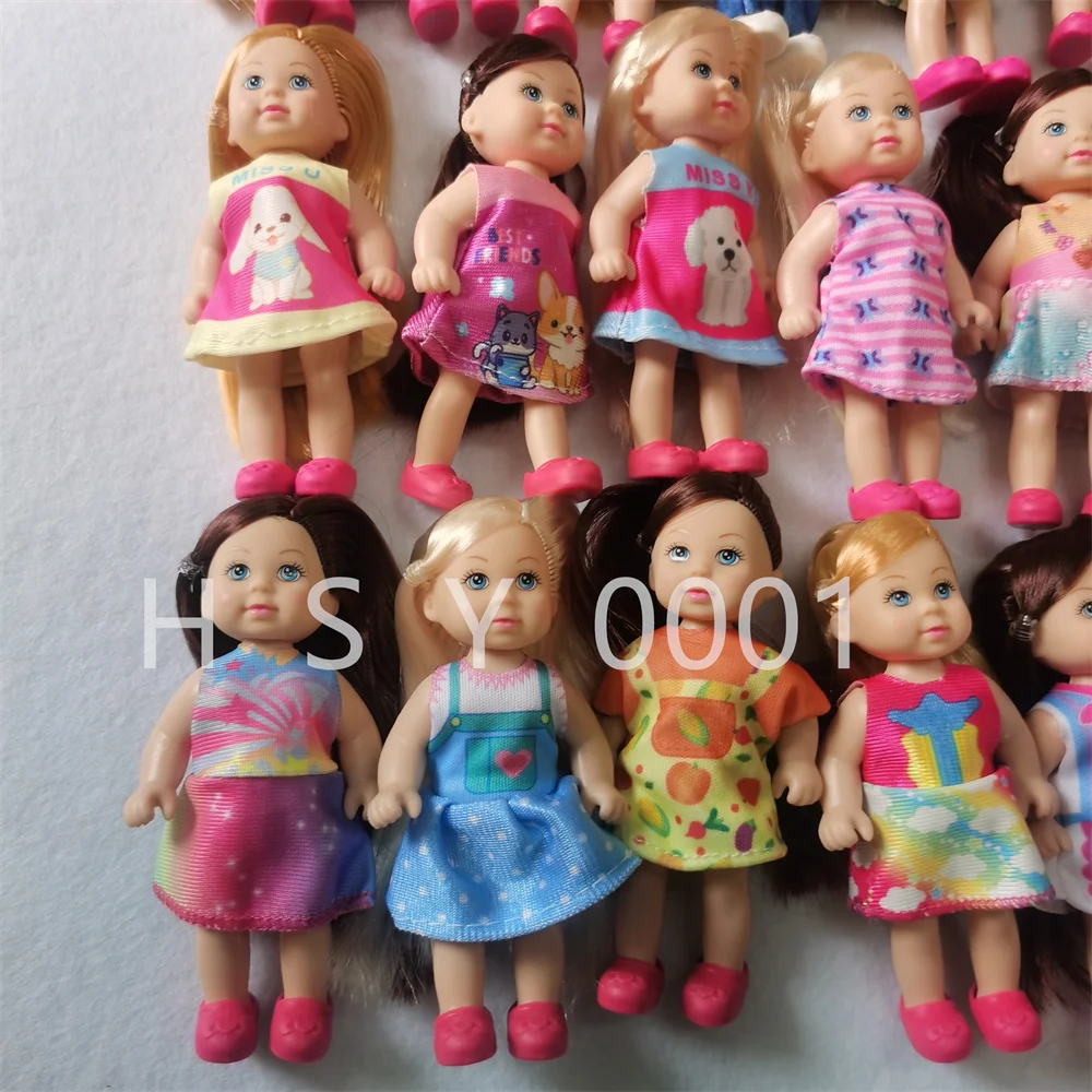 미니  손바닥 인형 소녀 플레이어 장난감 선물, 1 개 무작위 발송