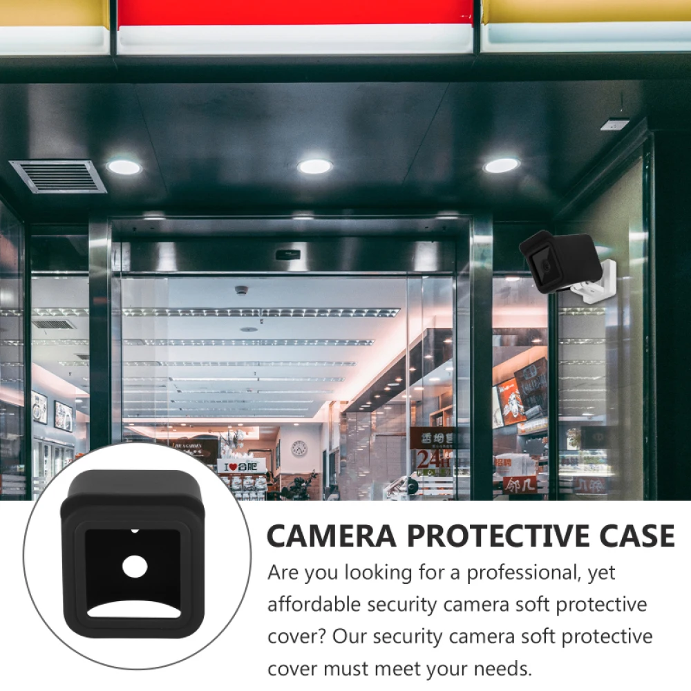 

Waterproof Case for Wyze Cam V3 Security Camera Protective Cover Skin Silicone Case Mount Bracket for Wyze Cam V3 Shell