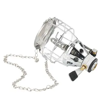 Camping Lantern - Storm Lantern -Flashlight- Stainless Steel Chain - Reinforced Lampshade For Picnics, Fishing, Hiking,at the Beach, Backpacking 1