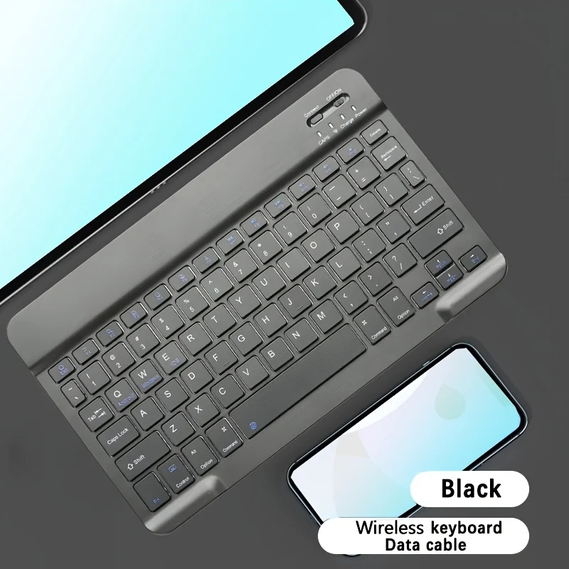 Ultra-Thin Rechargeable Bluetooth Keyboard - 78-Key Portable Design