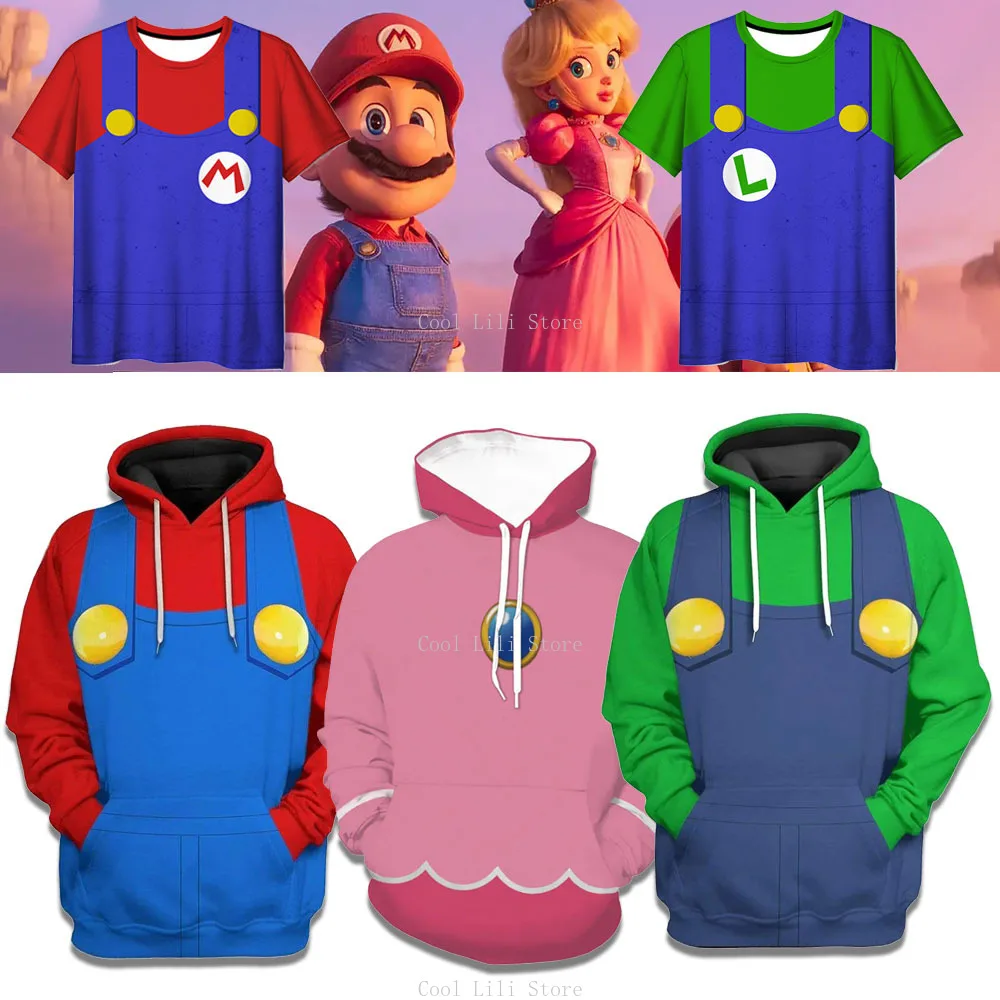 Super Mario Bros Felpa Con Cappuccio Kawaii Yoshi Mario Bowser Felpa Con Cappuccio Primavera Autunno Adulto Bambini Cosplay Stampa 3D Vestiti Del Fume