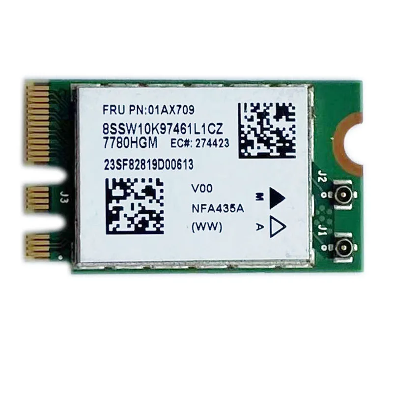 para Lenovo Ideapad 51015ikb E31 E470 Fru 01ax709 Nfa435a Qcnfa435 ac 2.4g & 5g Ngff 802.11ac Wifi Mais Bluetooth 4.1 - Imagem 3