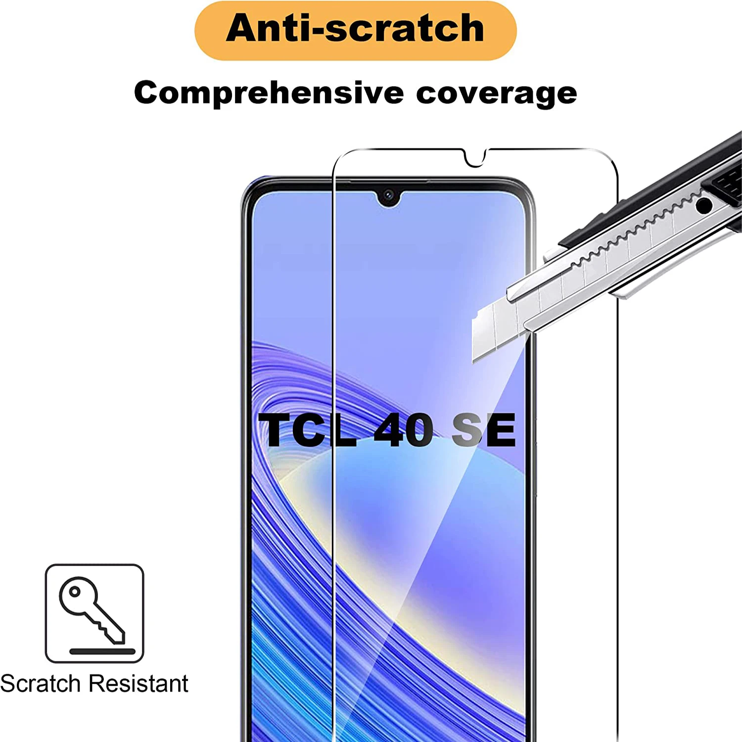 Tempered Glass 9H Screen Protector - 2/4 Pack Premium Screen Protection