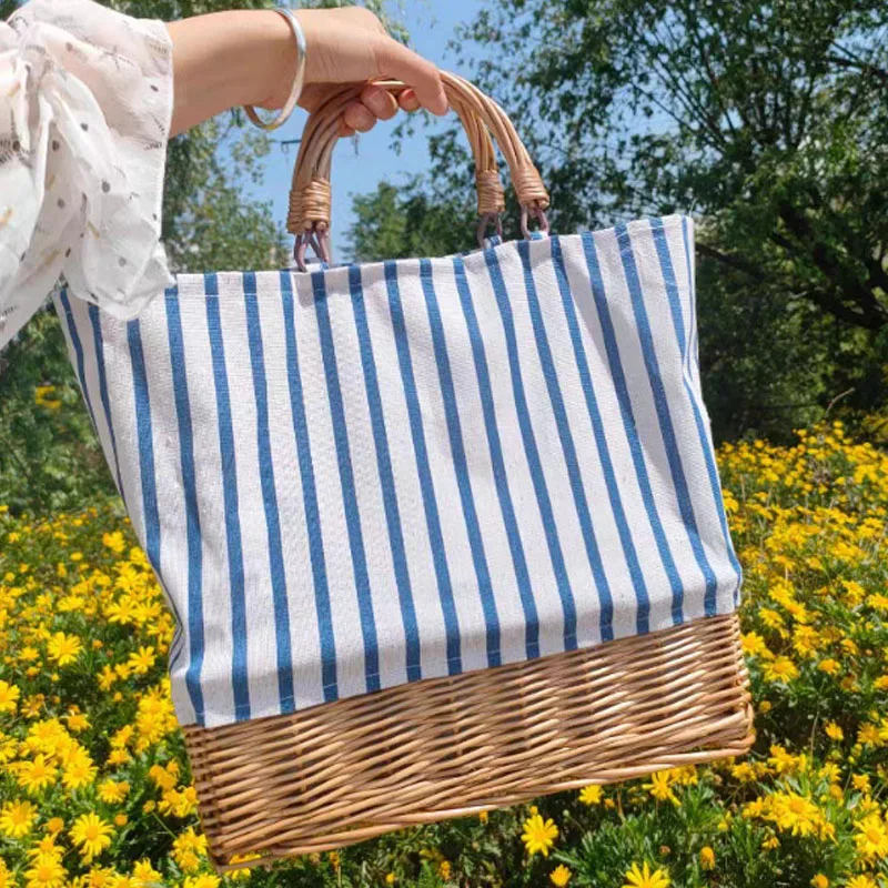 

Плетеная женская сумка-Парус ручной работы из ротанга, модная женская сумка, сумка для покупок, летняя пляжная сумка