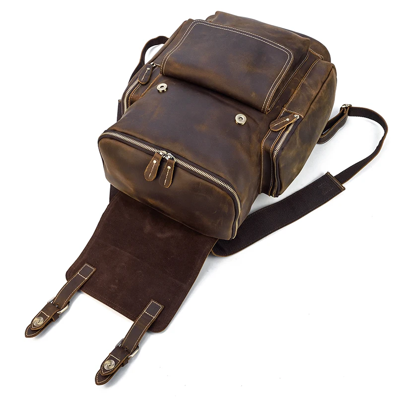 Large Premium Leather Backpack