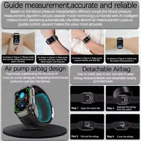 Nouvelle Montre Connectée 2026 pour Hommes et Femmes avec Analyse de la Santé Cardiaque, NFC, Pompe à Air et Coussin d'Air, Mesure Précise de la Tension Artérielle, Acide Urique, ECG et Fonction d'Appel 3